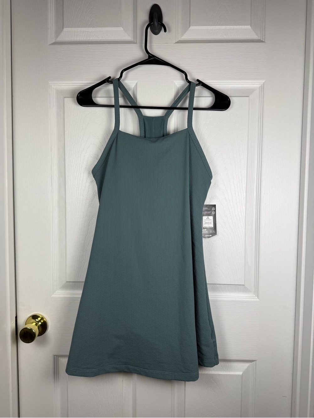 Avia Teal Green Racerback Mini Dress